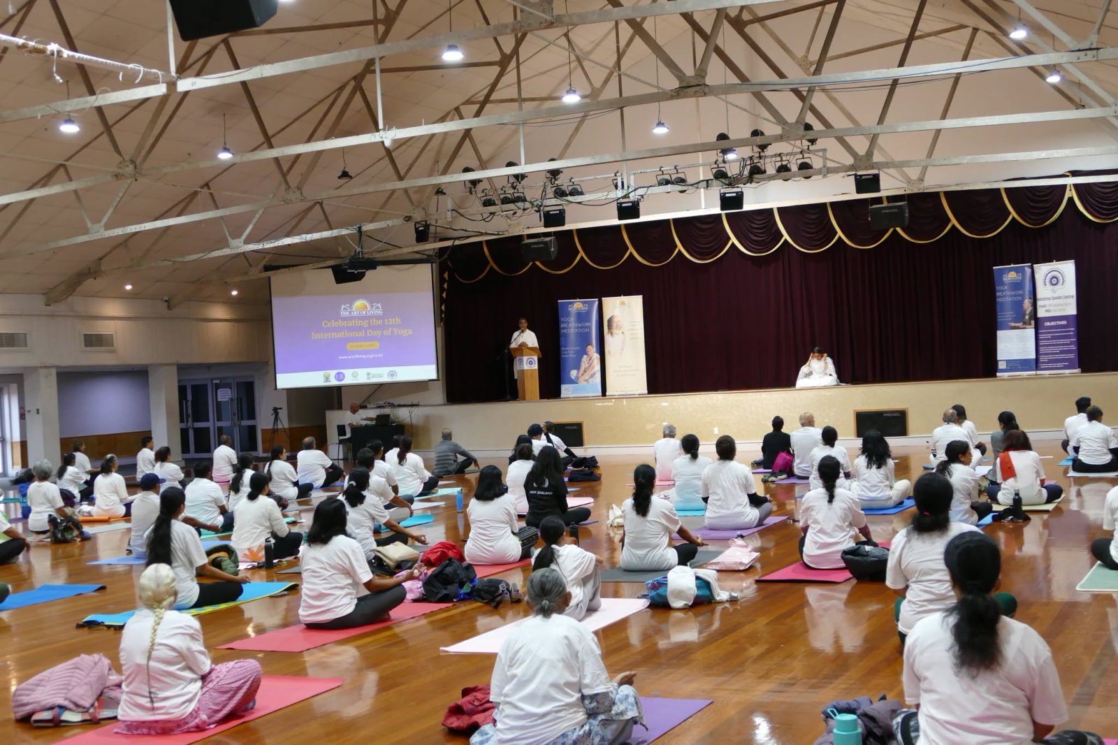 12th International Day of Yoga Celebrated at the Mahatma Gandhi Centre, Auckland