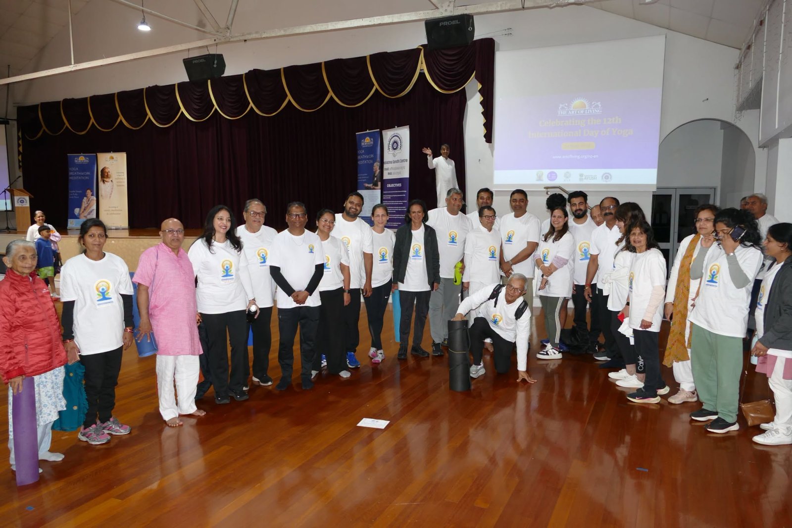 12th International Day of Yoga Celebrated at the Mahatma Gandhi Centre, Auckland