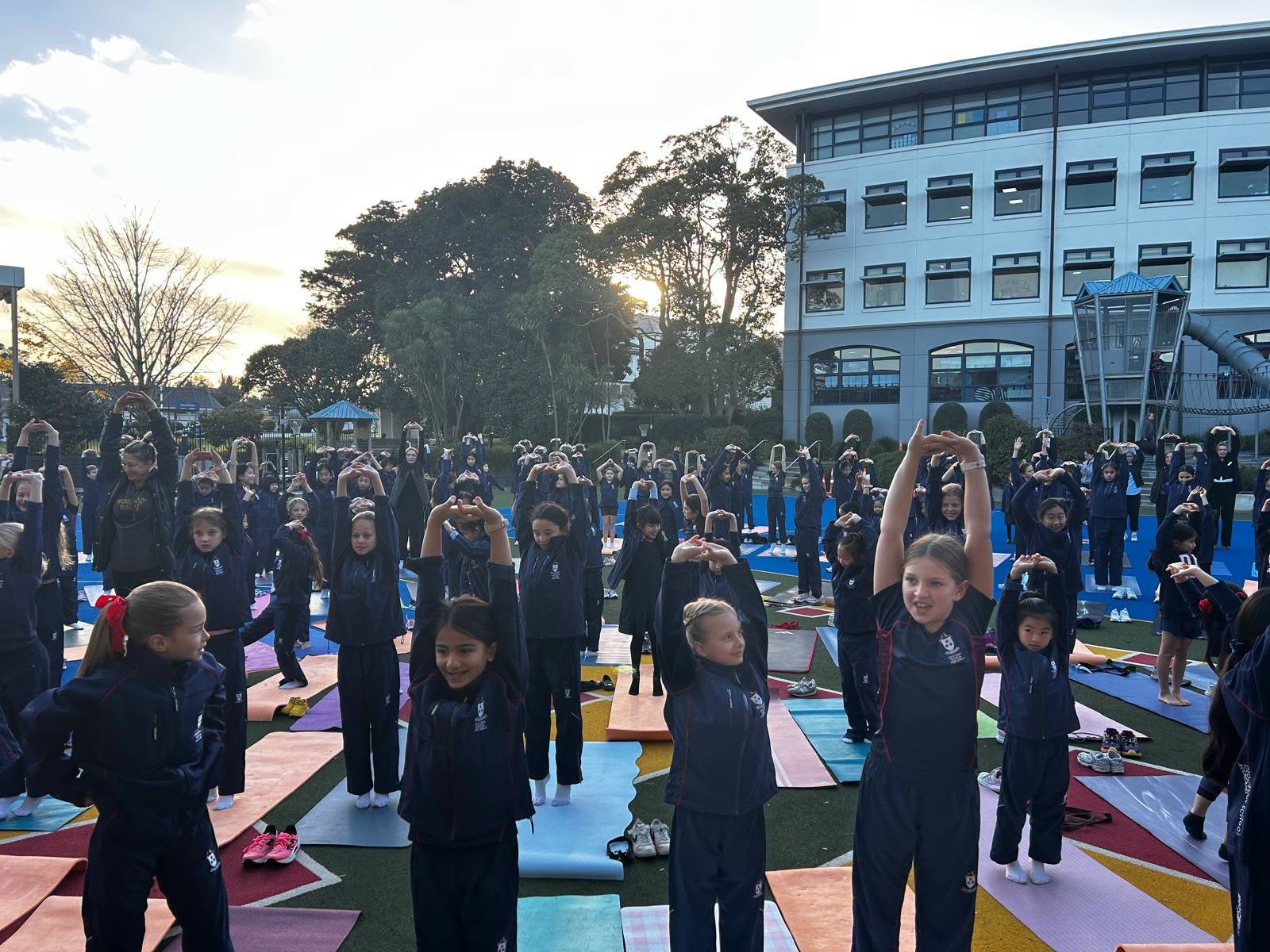 12th International Day of Yoga Celebrated at Diocesan School for Girls, Epsom