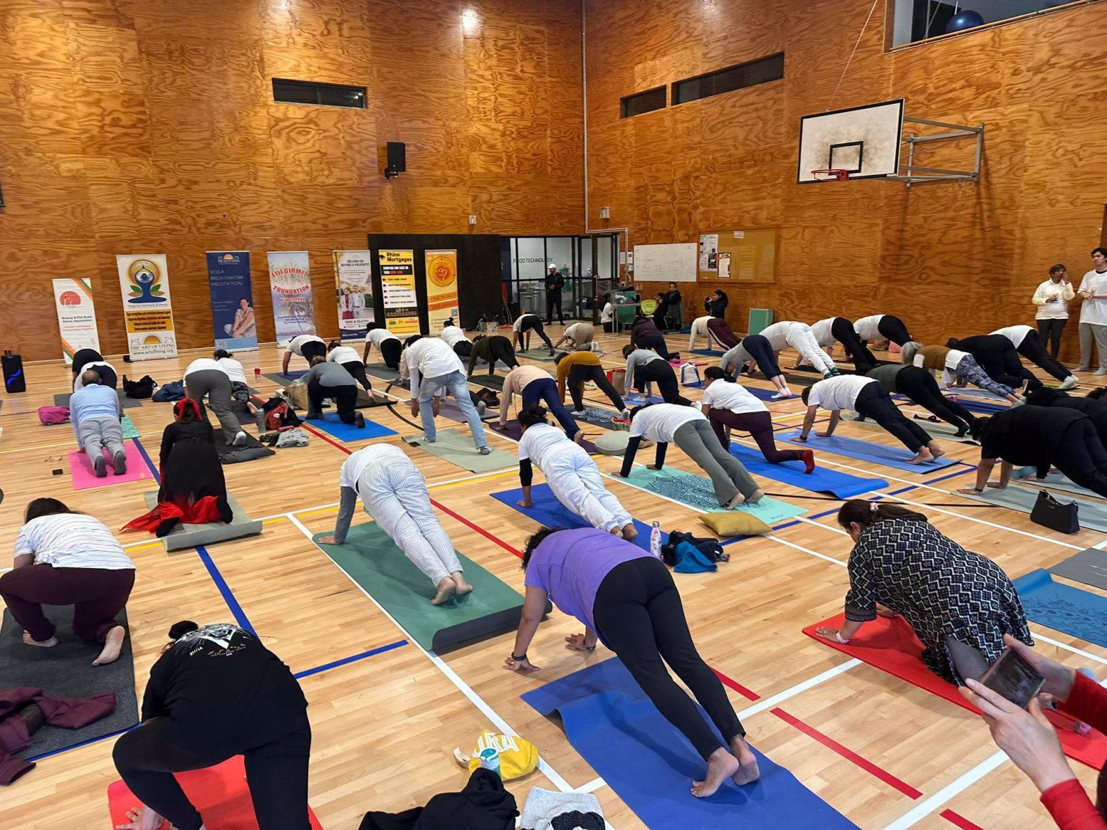 12th International Day of Yoga Celebrated at Ormiston Senior College, Flat Bush