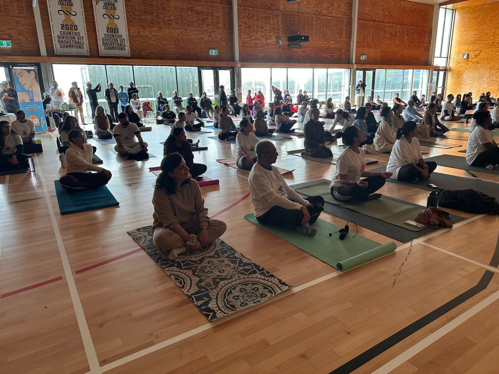 12th International Day of Yoga Celebrated at Ormiston Senior College, Flat Bush