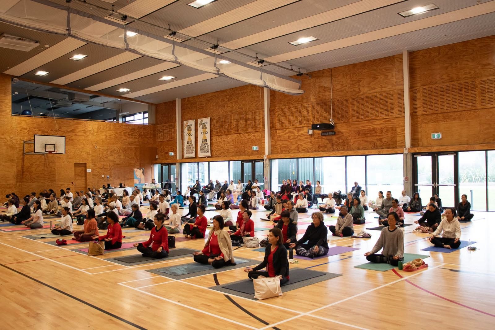 12th International Day of Yoga Celebrated at Ormiston Senior College, Flat Bush