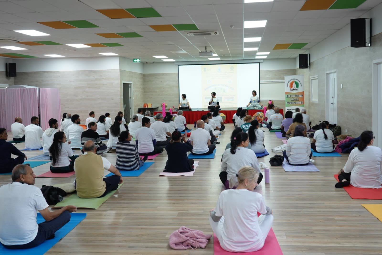 12th International Day of Yoga Celebrated with the Indian Association Manukau