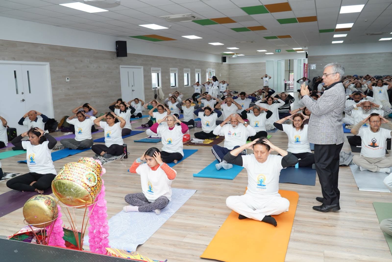 12th International Day of Yoga Celebrated with the Indian Association Manukau