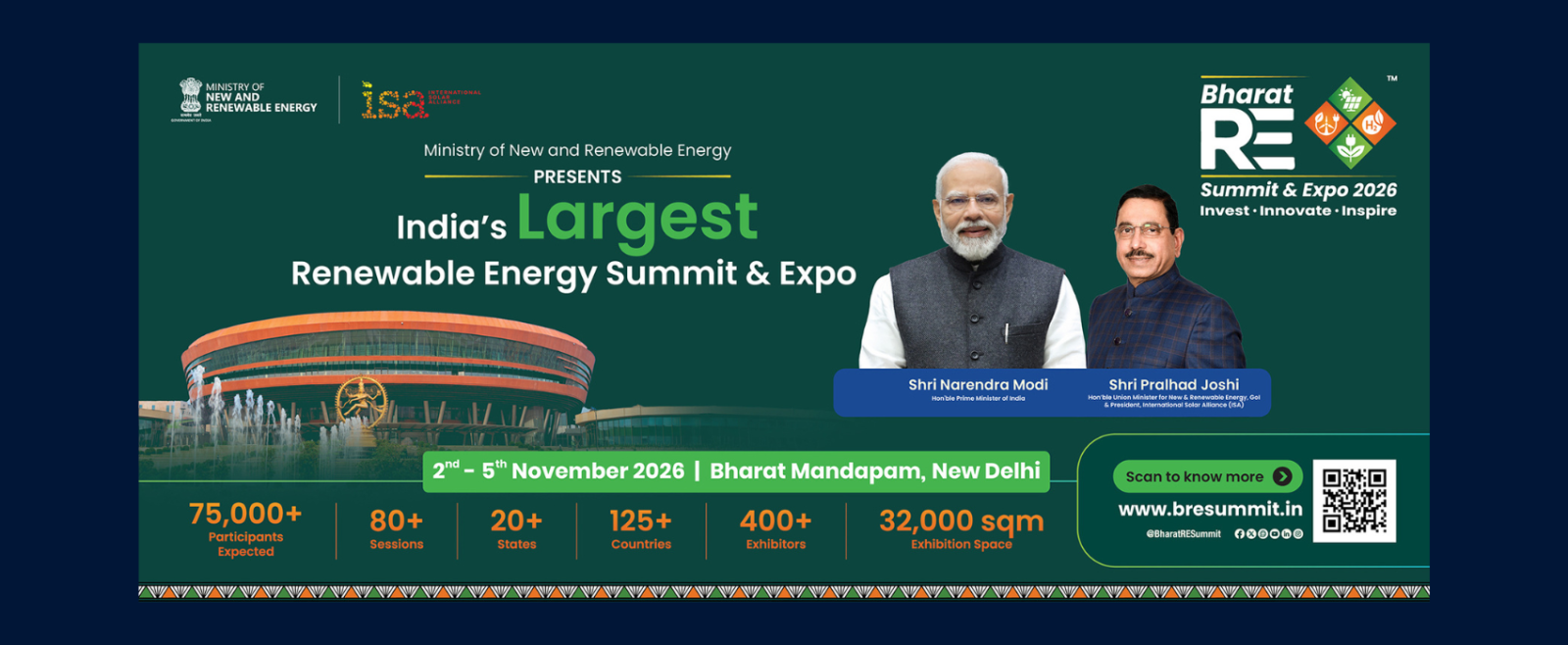 Bharat Renewable Energy Summit and Expo (BRESE) 2026