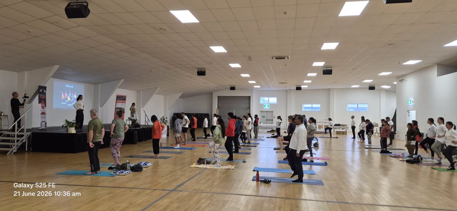 12th International Day of Yoga Celebrated with the Waikato Indian Association, Hamilton