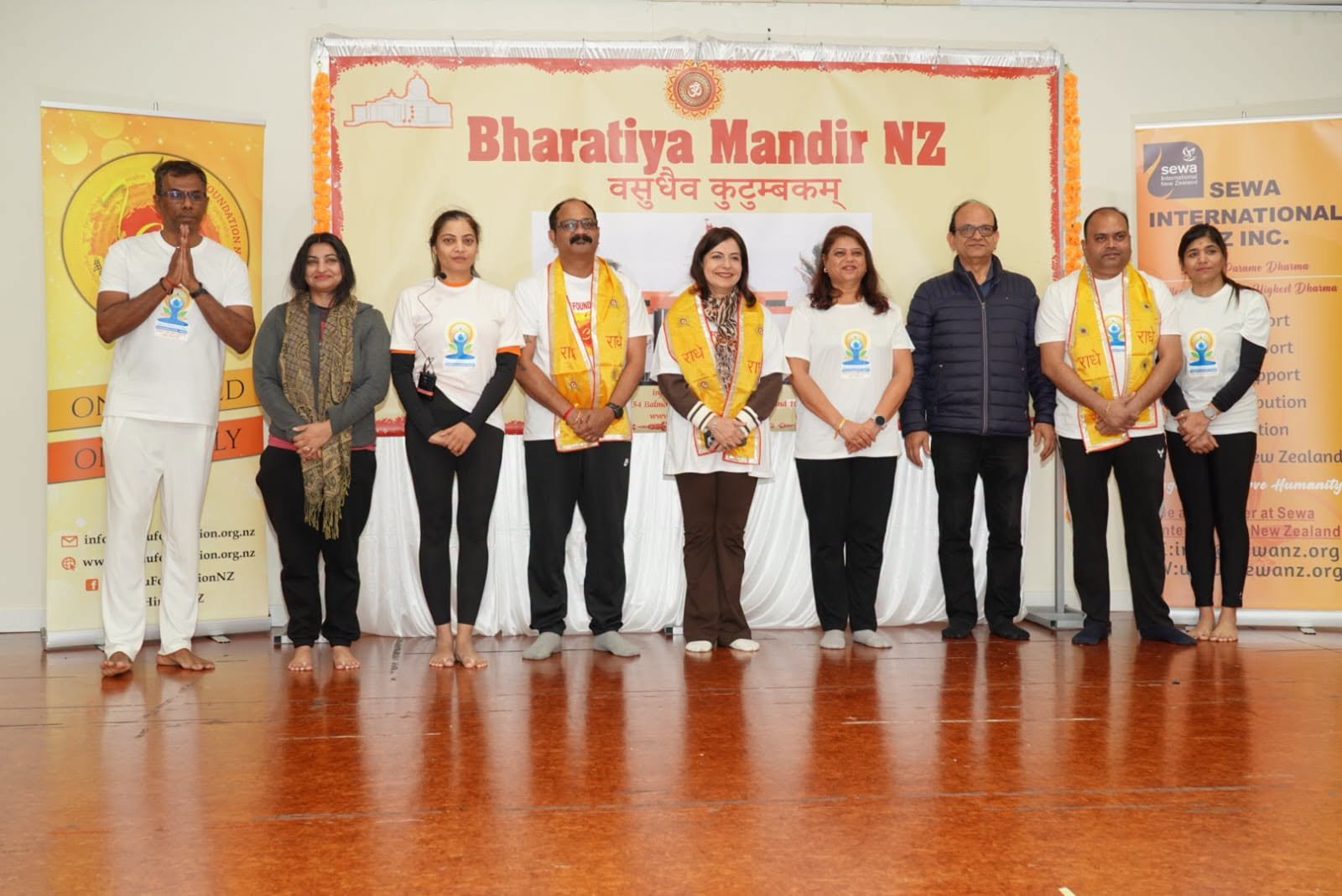 International Day of Yoga Celebrated in Auckland
